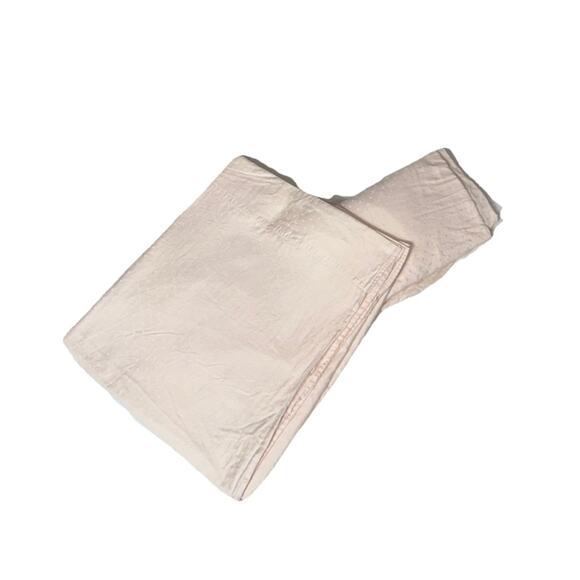 Martha Stewart Sheets Set Pink Damask Polka Dot Full Size Bedding Fitted & Flat